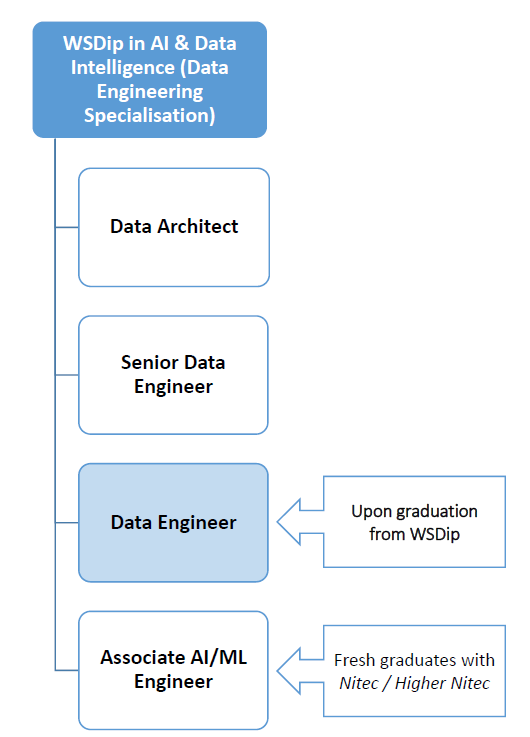 WSDip-Work-Study Diploma in AI &amp; Data Intelligence (Data Engineering Specialisation) - Career Progression Image Template